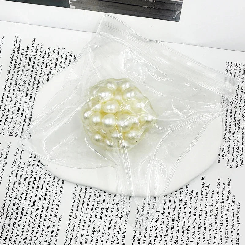 Pearl Bead Soft Mochi Stress Ball