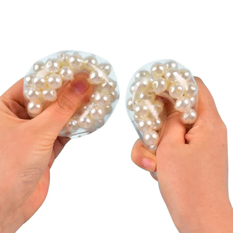 Pearl Bead Soft Mochi Stress Ball
