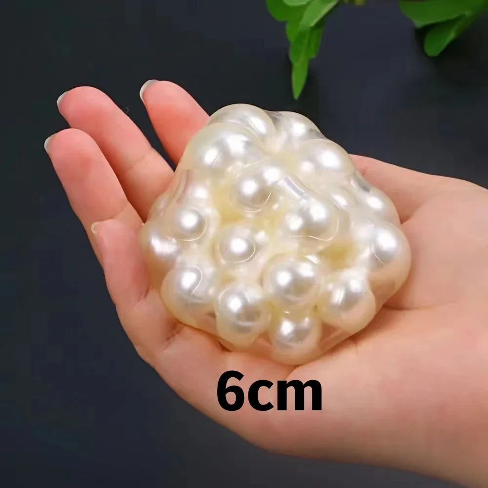 Pearl Bead Soft Mochi Stress Ball